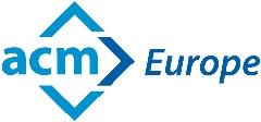 The logo of ACM Europe.