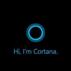 Microsoft's virtual personal assistant Cortana. 