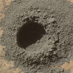 Curiosity Mars mini drill test