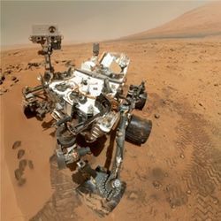 Curiosity self-portrait on Mars