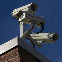 Current wired surveillance cameras.