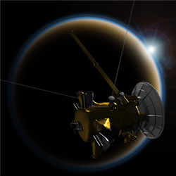 Cassini observing Titan