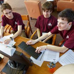 UChicago's Jeremy Archer, Jake Koenig, and Harrison Weigel