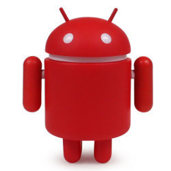 red Android bot