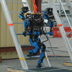 Team SCHAFT's winning entry in the initial DARPA Robotics Challenge trials last December.