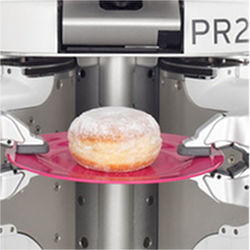 PR2 robot with donut