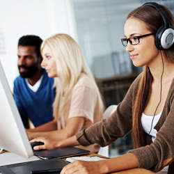 Women and minorities in a computer science classroom. 