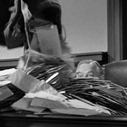 A judge is flooded with mail in the movie "Miracle on 34th Street." 