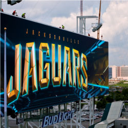 Daktronics Jaguars screen