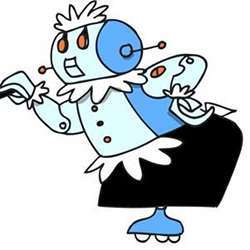 Rosie, the Jetsons' robot housekeeper. 