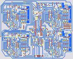 Circuit diagram of an HP memristor. 