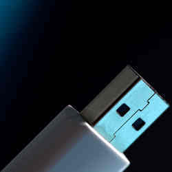 A USB plug.