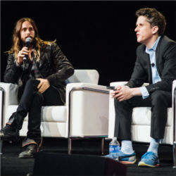 Jared Leto and Aaron Levie