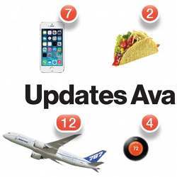 Some of the myriad items for with software updates are available. 