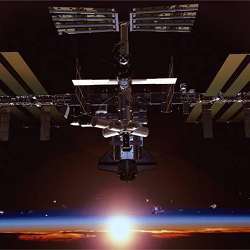 Artist rendering of the International Space Station.