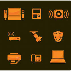 Some of the devices that will communicate in an Internet of Things.