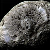 Cassini Caught in Hyperion's Particle Beam
