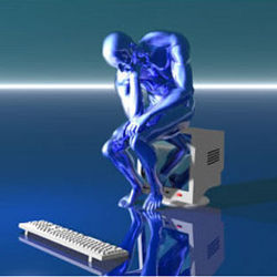 The Thinker and computer