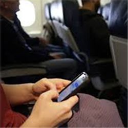 Cellphone on plane