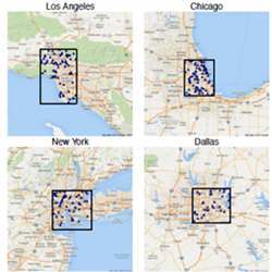 Correlating tweets with weather in different geographies.