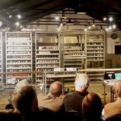 An audience was invited to The National Museum of Computing in Bletchley to witness the event.