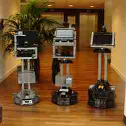 Three CoBots. 