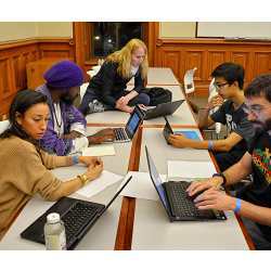 Participants in the Social Innovation Hackathon.