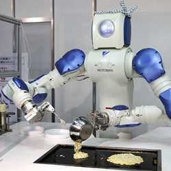 An early Japanese cooking robot. 