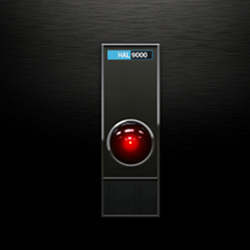 Hal9000, the "evil" artificial intelligence of the film "2001: A Space Odyssey." 