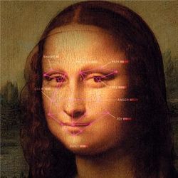 Facial scan Mona Lisa