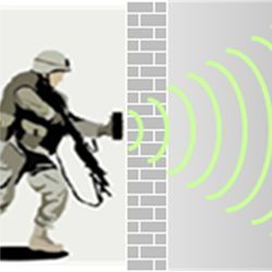 Handheld radar scans through walls