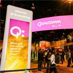 Qualcomm booth, Consumer Electronics Show