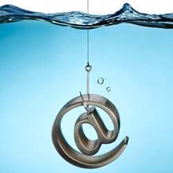 Artist's impression of phishing.