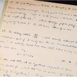 A page in Alan Turing's only known handwritten journal.