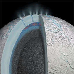 Saturn moon Enceladus