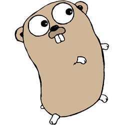 The Gopher mascot of the Go programming language.