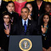 Obama, Wowed By Young Scientists, Announces New STEM Pledges