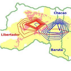 tweet density in Caracas