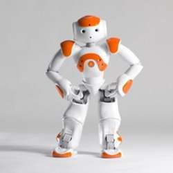 A Nao robot shows some personality.