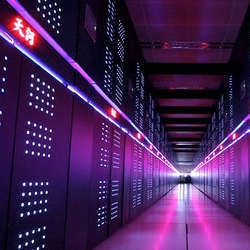 China's Tianhe-2 supercomputer, the fastest in the world. 