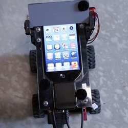 A top view of the iAnt robot. 