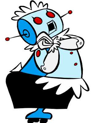 Rosie, the Jetsons' automated autonomous housekeeper. 