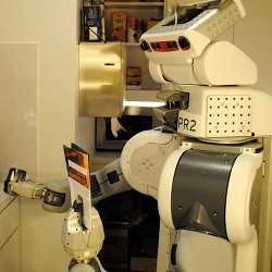 Cornell's PR2 robobarista reads the manual before attempting to use an unfamiliar coffee dispenser.