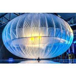 A Google Project Loon balloon.