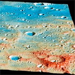 MESSENGER Mercury impact site