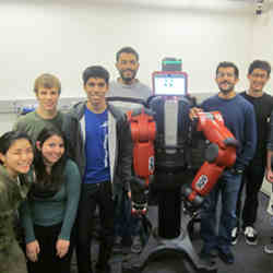 A robot that taught undergraduates at the University of California, Berkeley, the principles of coding for robots.