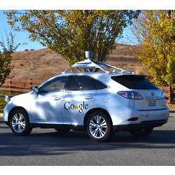 One of Google's self-driving cars. 