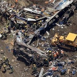 Amtrak wreckage