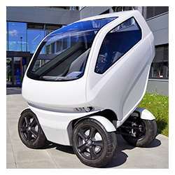 The latest prototype of the electric micro car.