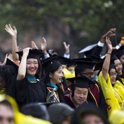 A new crop of graduates.